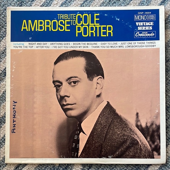 Ambrose Tribute to Cole Porter Vintage Vinyl Record 1964 - Picture 1 of 4